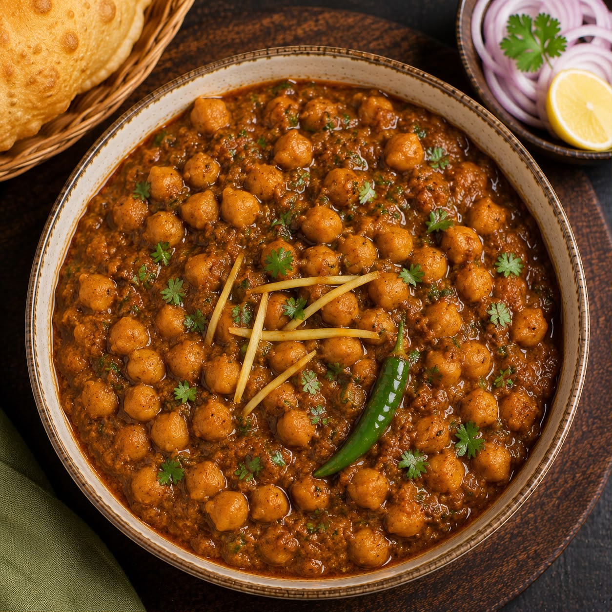 Bhature wale Chole